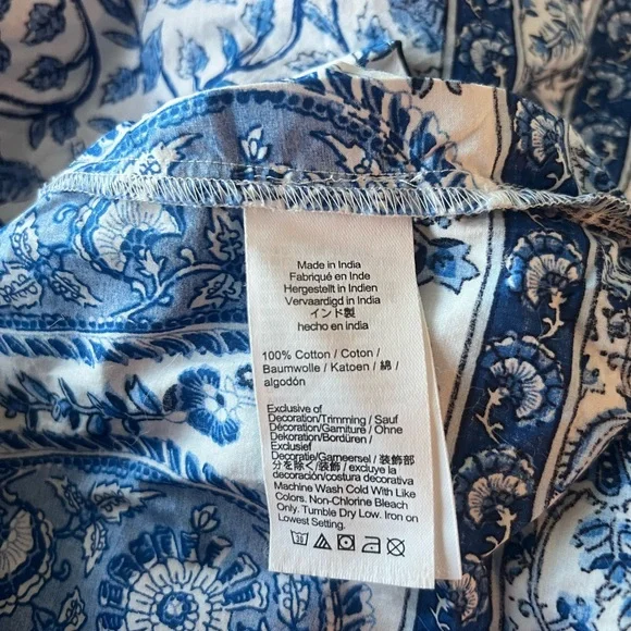 J. Crew Square Neck Midi Dress Bandana Block Print - Picture 6 of 9